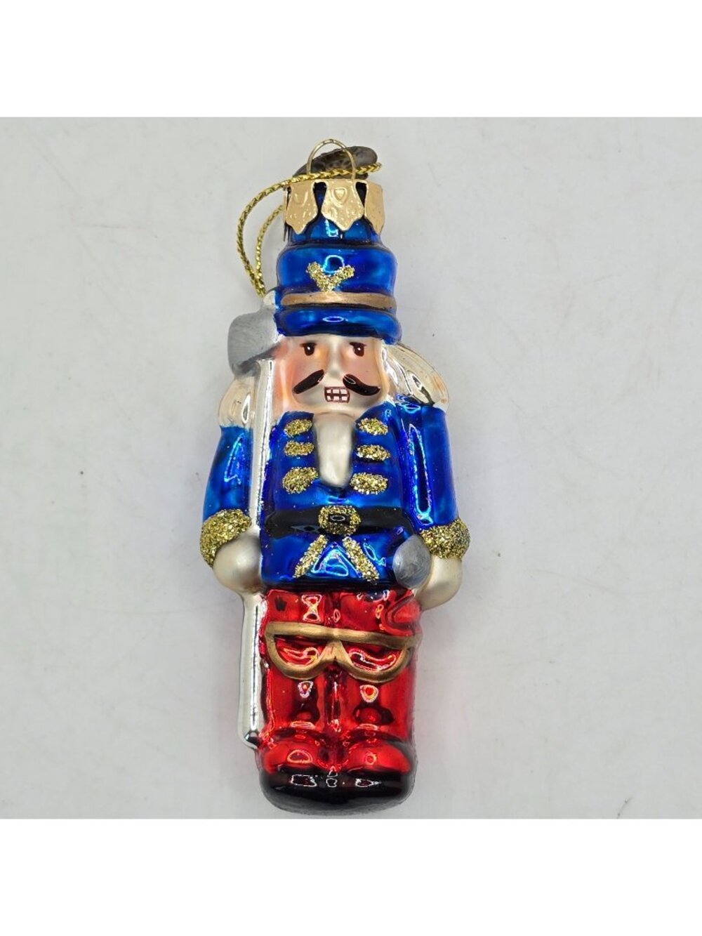 Christmas Ornament Glass Nutcracker Soldier Thomas Pacconi Museum Series 2003